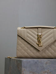 YSL Envelope beige bag size 24×17.5×6cm  Code VNA (25% off) - 6