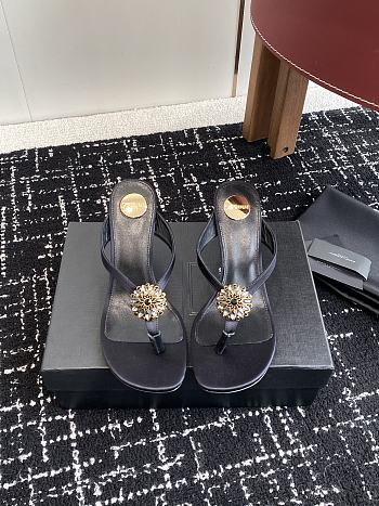 SAINT LAURENT Bridget Sandal black