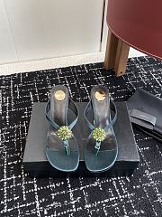 SAINT LAURENT Bridget Sandal green - 1