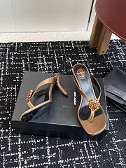 SAINT LAURENT Bridget Sandal brown - 4