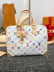 Louis Vuitton Nano Speedy Handbag White M13406 Size 25cm - 1