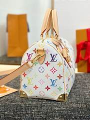 Louis Vuitton Nano Speedy Handbag White M13406 Size 25cm - 6