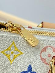 Louis Vuitton Nano Speedy Handbag White M13406 Size 25cm - 5