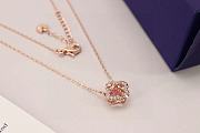 Swarovski necklace rose gold - 5