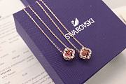 Swarovski necklace rose gold - 3