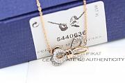 Swarovski necklace gold - 1