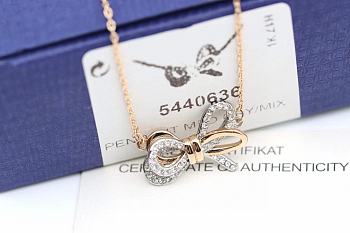 Swarovski necklace gold