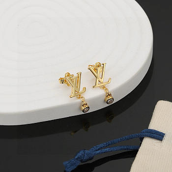 LV Earrings GOLD  - 01