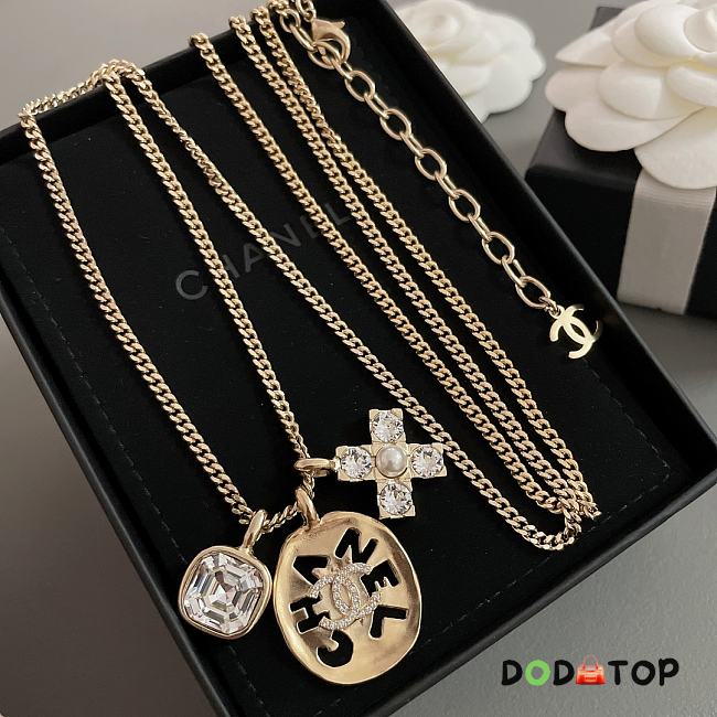Chanel necklace gold - 03 - 1
