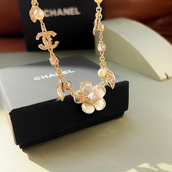 Chanel necklace gold - 04