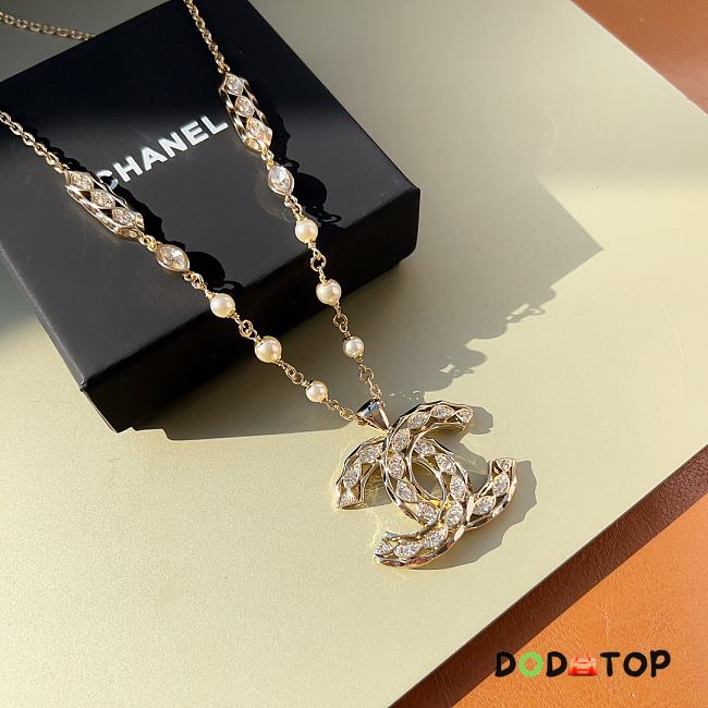 Chanel necklace gold - 05 - 1