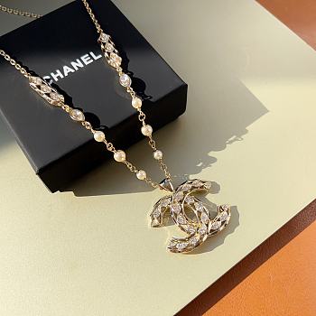 Chanel necklace gold - 05