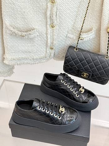 Chanel trainers black sneaker 