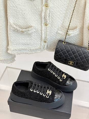 Chanel trainers black sneaker - 01