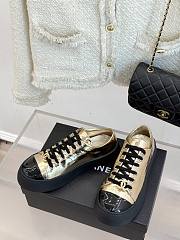 Chanel trainers gold sneaker - 01 - 4