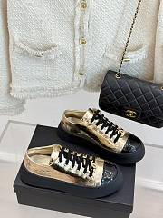 Chanel trainers gold sneaker - 01 - 3