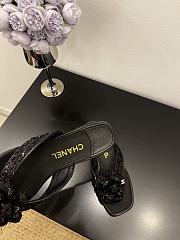 Chanel sandlas black - 5