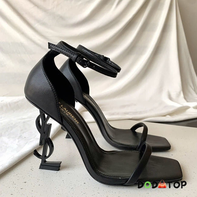 Saint Laurent  OPYUM Sandals black 90mm - 1