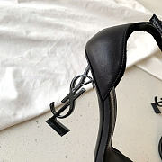 Saint Laurent  OPYUM Sandals black 90mm - 5