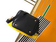 YSL LE 37 in woven raffia and vegetable-tanned leather black bag size 20x25x16CM - 5