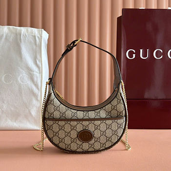  Gucci Ophidia GG Super Mini Shoulder Bag Size 22x12.5x5cm