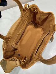 Prada Jardinière cotton canvas mini handbag size 22x15x13cm - 4