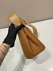 Prada Jardinière cotton canvas mini handbag size 22x15x13cm - 3