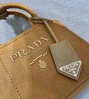 Prada Jardinière cotton canvas mini handbag size 22x15x13cm - 2
