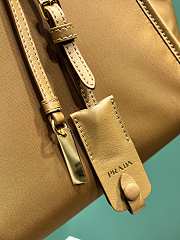 Prada Large Re-Nylon and leather tote bag brown size 23x28.5x15cm - 2
