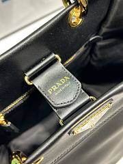 Prada Large Re-Nylon and leather tote bag black size 23x28.5x15cm  - 6