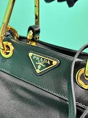 Prada Large Re-Nylon and leather tote bag black size 23x28.5x15cm  - 2