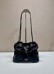 Prada Slouchy Lambskin Leather Shoulder Bag size 25x17.5x11.5cm - 1