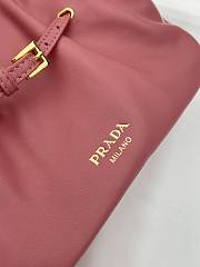 Prada Slouchy Lambskin Leather Shoulder pink Bag size 25x17.5x11.5cm - 4