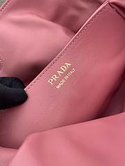 Prada Slouchy Lambskin Leather Shoulder pink Bag size 25x17.5x11.5cm - 2