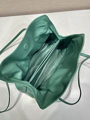 Prada Slouchy Lambskin Leather Shoulder green Bag size 25x17.5x11.5cm - 5