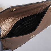 Valentino Garavani Rockstud Envelope Clutch Bag size 23x16x1cm - 6