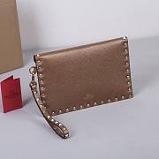 Valentino Garavani Rockstud Envelope Clutch Bag size 23x16x1cm - 5