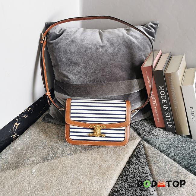 Celine Triomphe logo bag size 22.5x16.5x7.5cm - 1