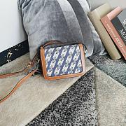 Celine Triomphe logo bag size denim 22.5x16.5x7.5cm - 4