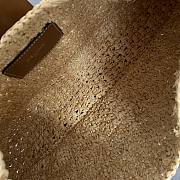 Celine CABAS TRIANGLE IN RAFFIA AND CALFSKIN bag size 45x23x6cm - 3