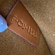 Celine FOLCO SHOULDER BAG IN Triomphe Canvas and Calfskin size 20x4.5x13cm - 5