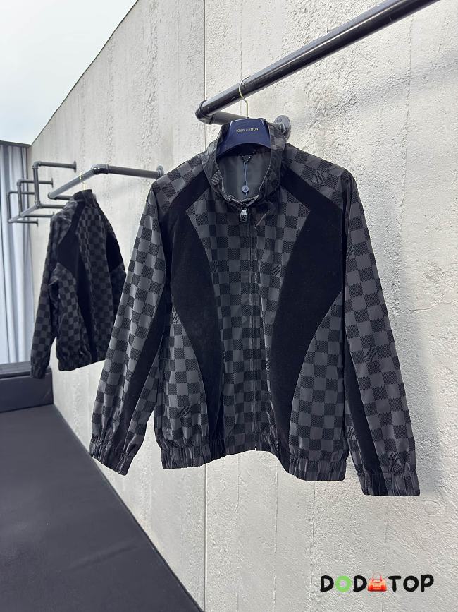 LV Flocked Damier Technical jacket black - 1