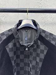 LV Flocked Damier Technical jacket black - 4