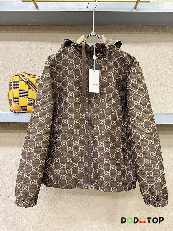 Gucci jacket men brown  - 1