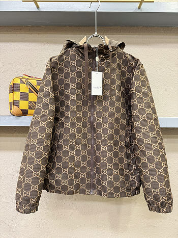 Gucci jacket men brown 