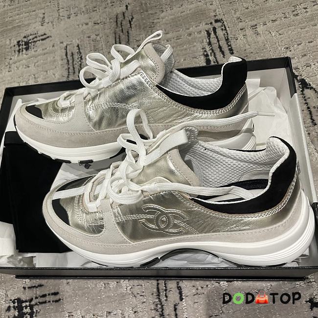 Chanel logo white sneaker - 1