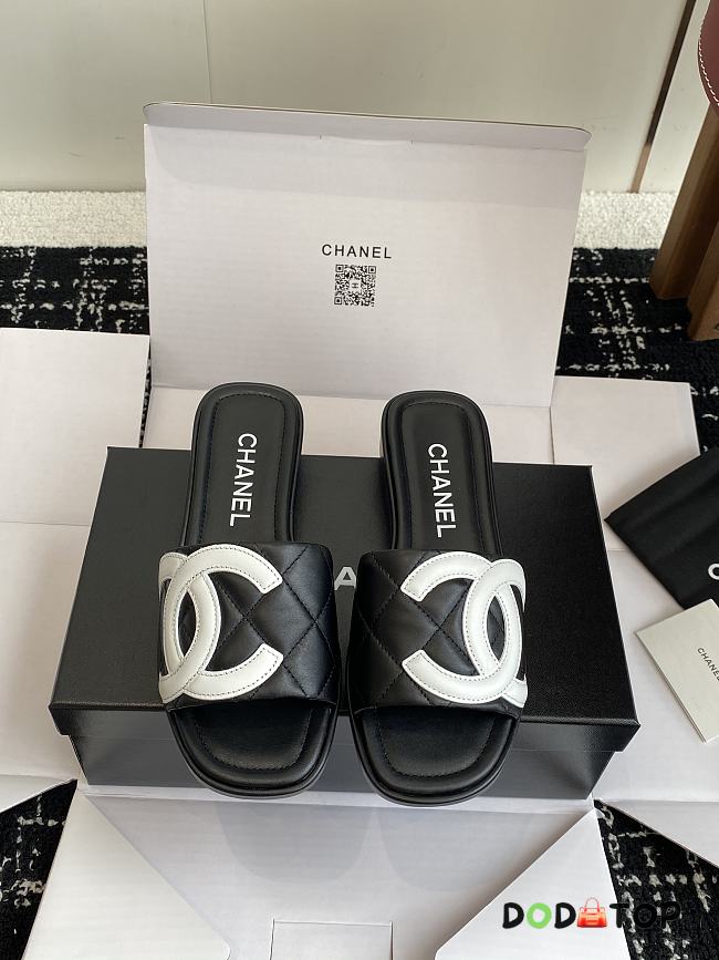 Chanel sandlas white&black - 01 - 1