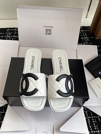 Chanel sandlas white&black - 02