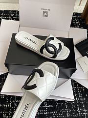 Chanel sandlas white&black - 02 - 2