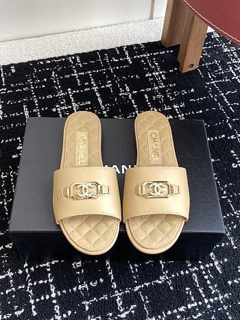 Chanel sandlas beige - 11